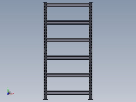 货架、半重型货架前视缩略图