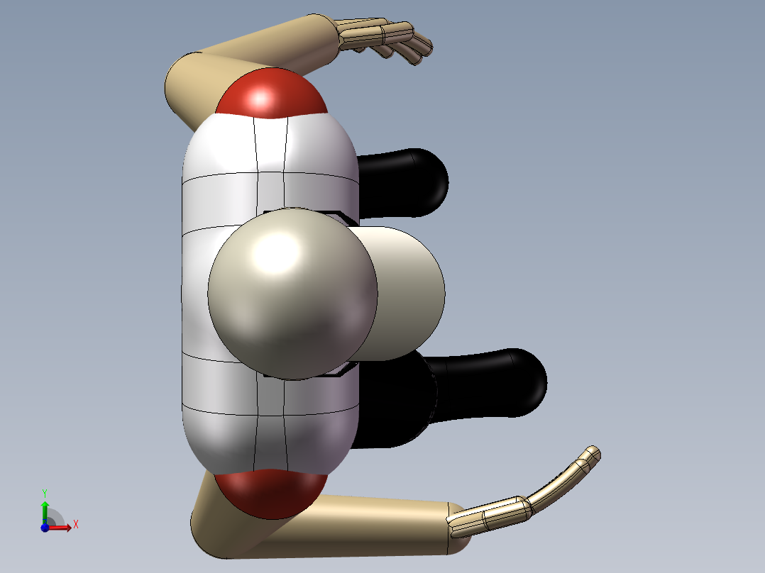 压力容积、蒸汽槽罐前视图