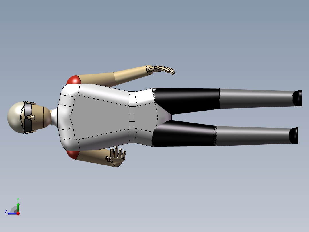 压力容积、蒸汽槽罐右视图