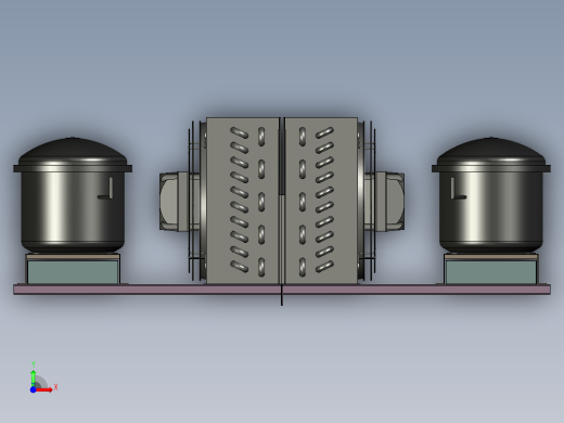 风冷机组模型前视缩略图