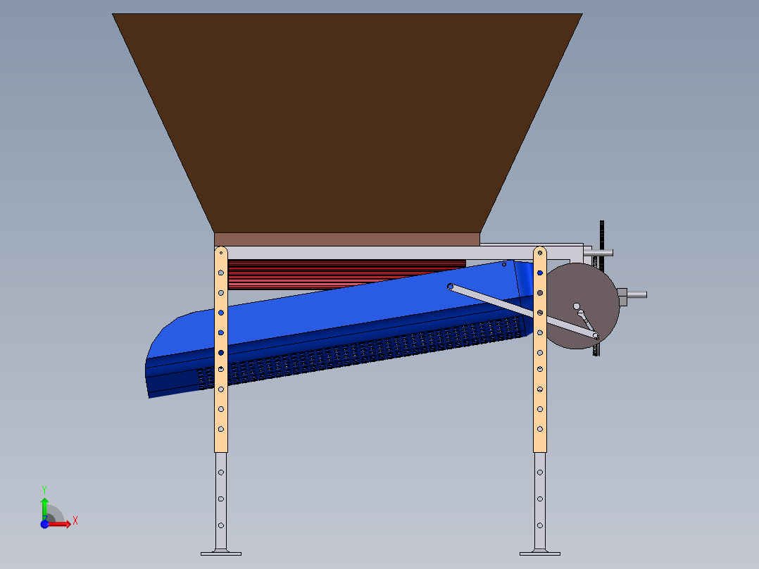 下料搅拌机前视图