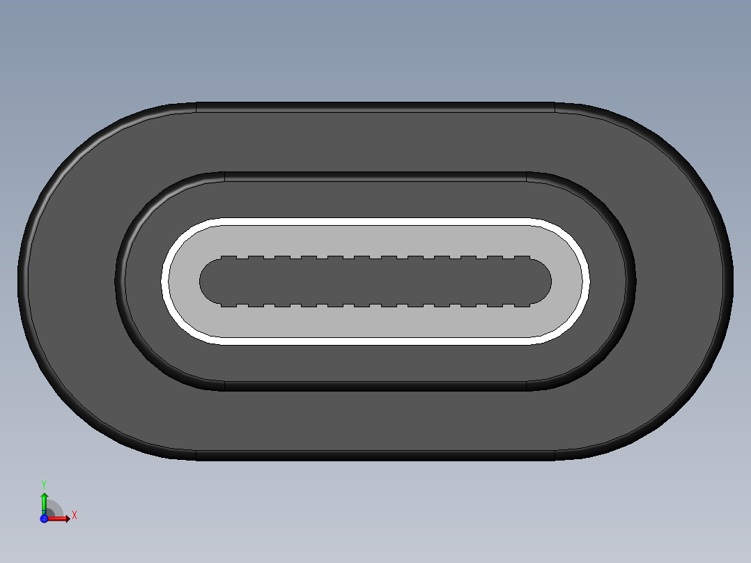 TYPE C USB 3.0 线缆前视图