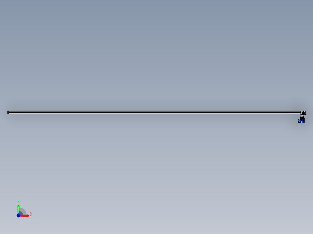 同步带输送线160x160前视图