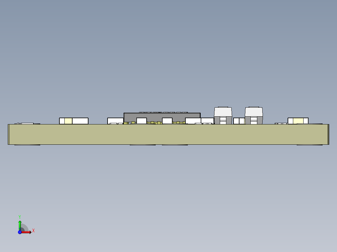 am8610功放板xh m181 12前视图