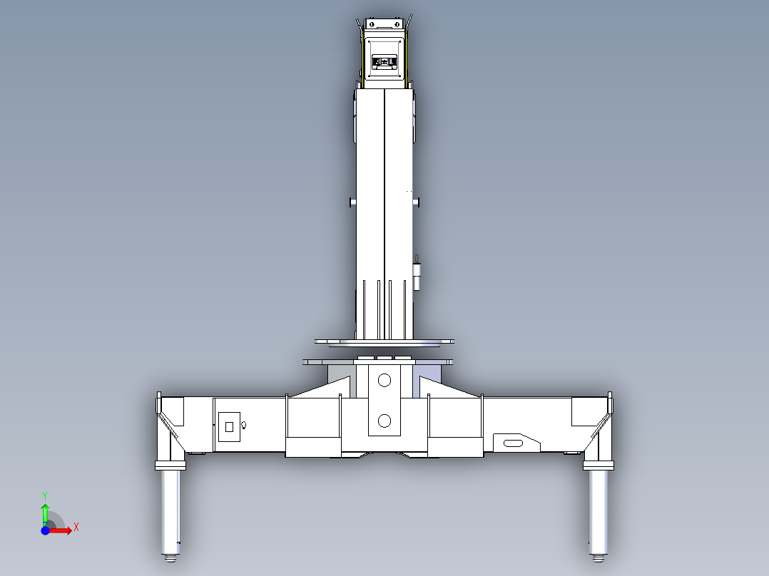 6.3吨随车吊前视图