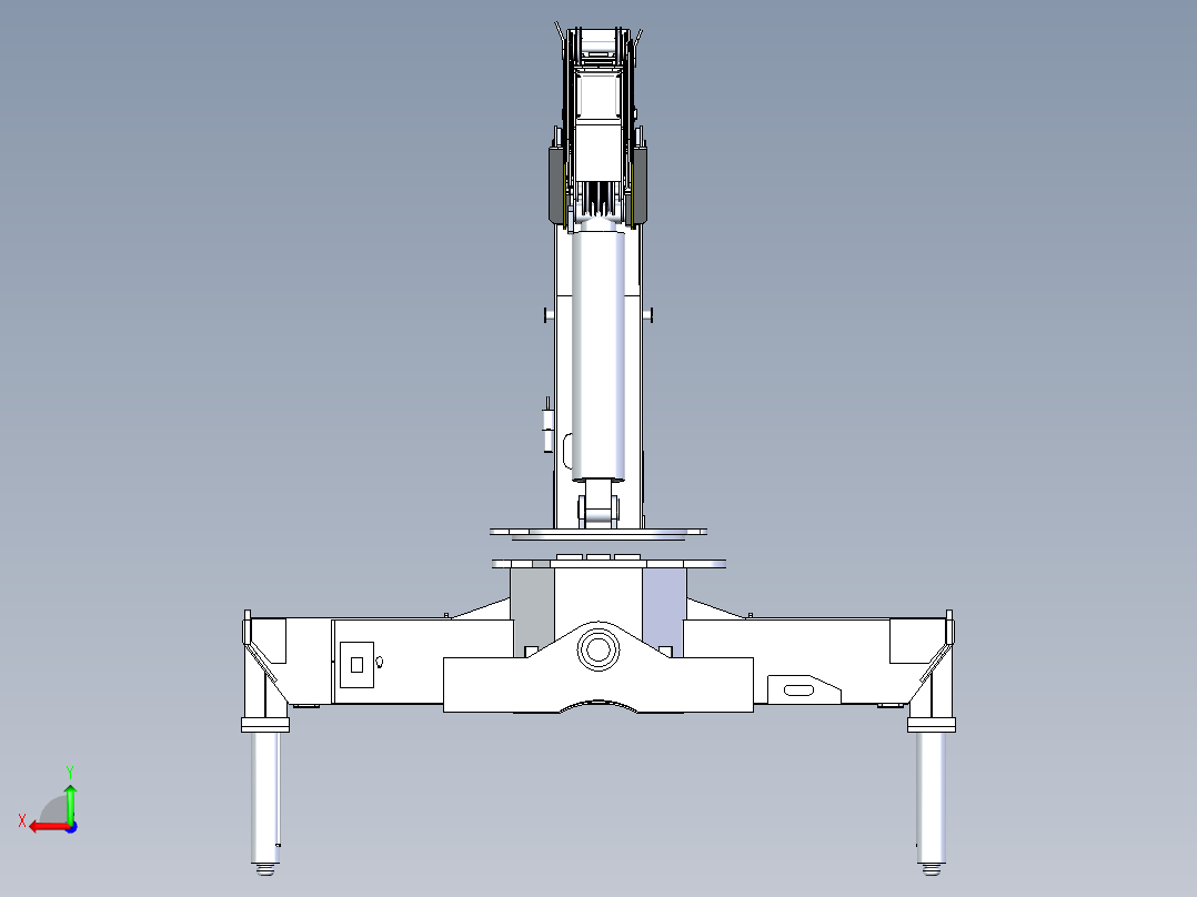 6.3吨随车吊后视图