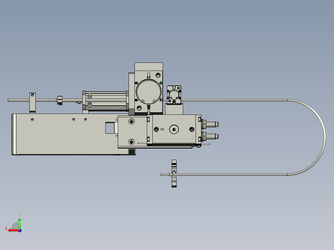 2018SOLIDWORKS0202Z裁线模组切线部份后视图