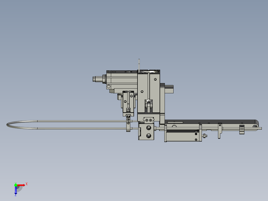 2018SOLIDWORKS0202Z裁线模组切线部份俯视图