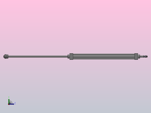 SUJ双轴复动行程可调型气缸SUJ40×450-30---CS1U左视缩略图