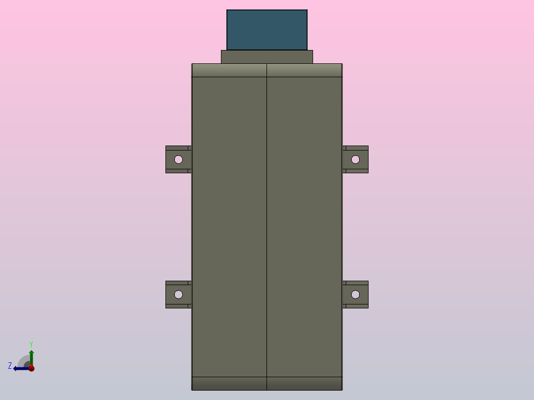 CJH(BH)-0.66系列III型电流互感器[CJH(BH)-0.66-100Ⅲ]右视图