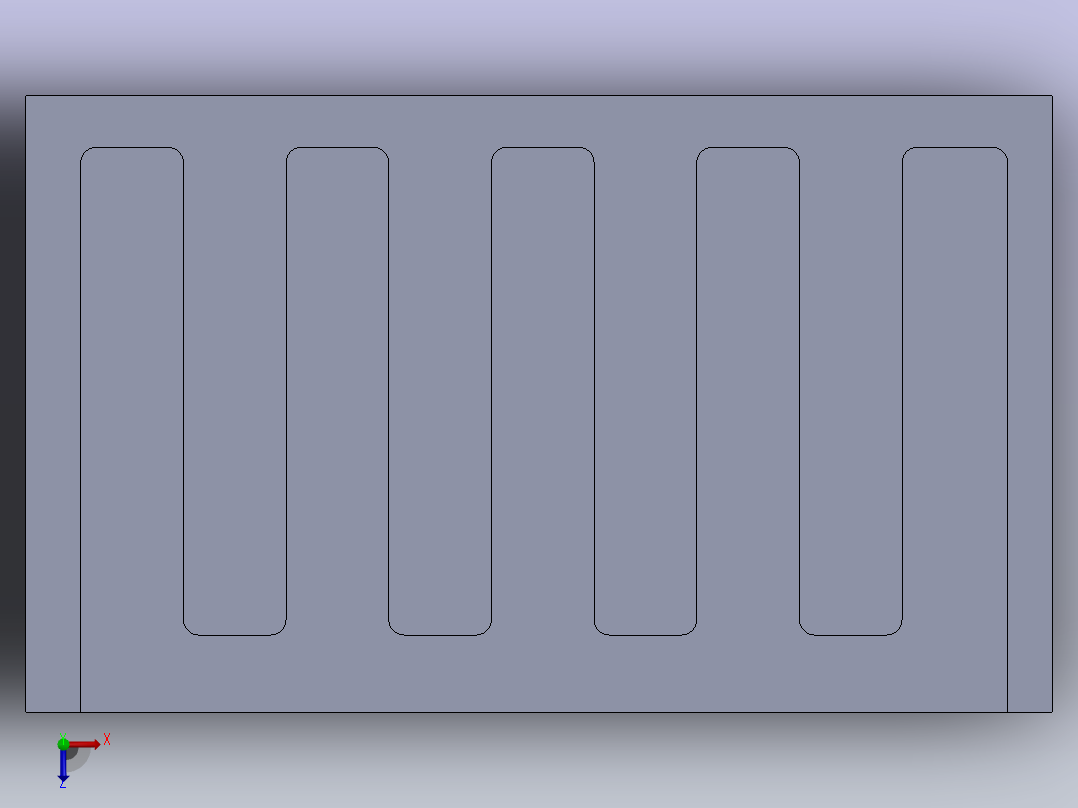 机器表示形式俯视图
