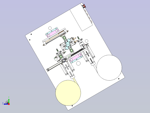 胶钉胶塞组装机设备3D图右视缩略图