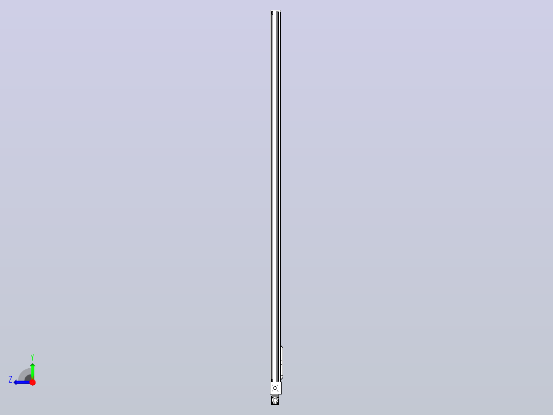 伺服电机集成皮带传动直线执行器TPA-OCB-140-256-L3550-MR-P75-N3右视图