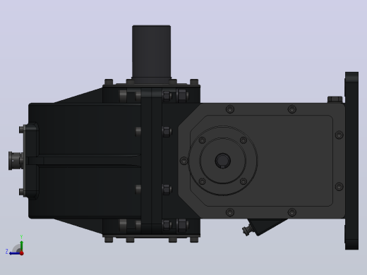 正齿轮减速器Render_1右视缩略图