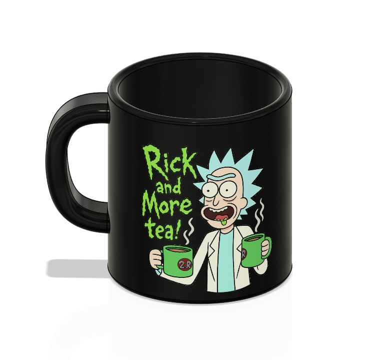 怪异的“Rick and More Tea!” 咖啡杯