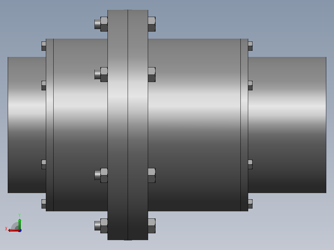 GCLD型鼓形齿式联轴器_GCLD1联轴器  30×82／J1  30×60右视图