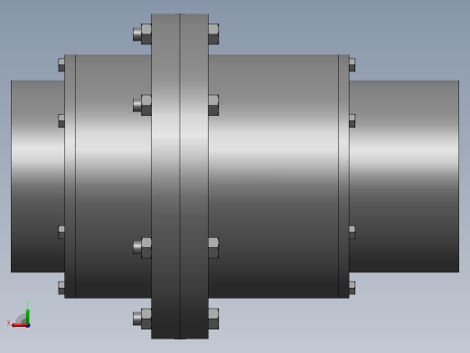GCLD型鼓形齿式联轴器_GCLD1联轴器  30×82／J1  30×60右视缩略图