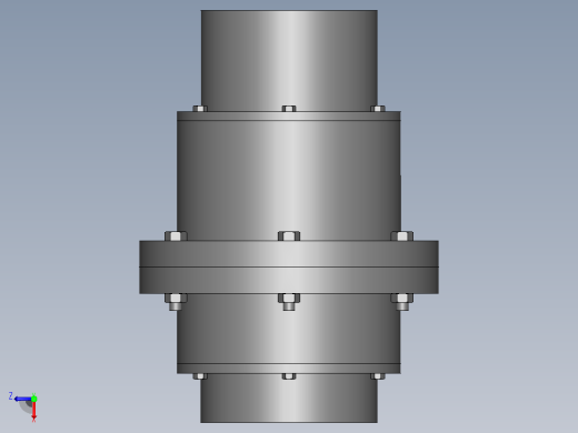 GCLD型鼓形齿式联轴器_GCLD1联轴器  30×82／J1  30×60俯视缩略图