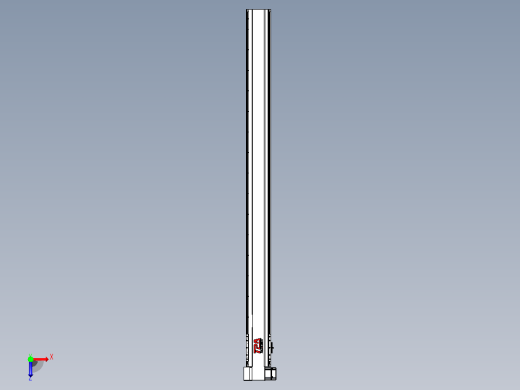 皮带直线轴半封闭可选导轨TPA-HNB-120D-110-L1500-LP-Y-P40-N3俯视缩略图