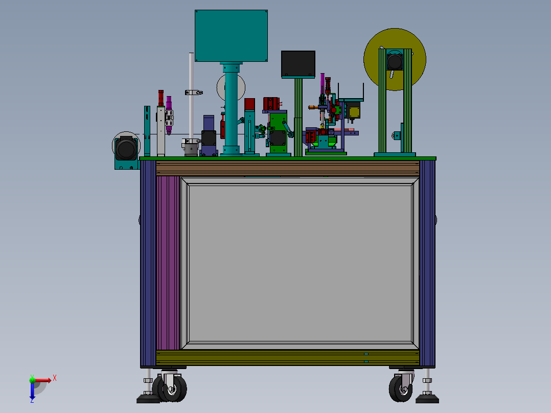 2.5mm铜箔焊线机sw19可编辑俯视图