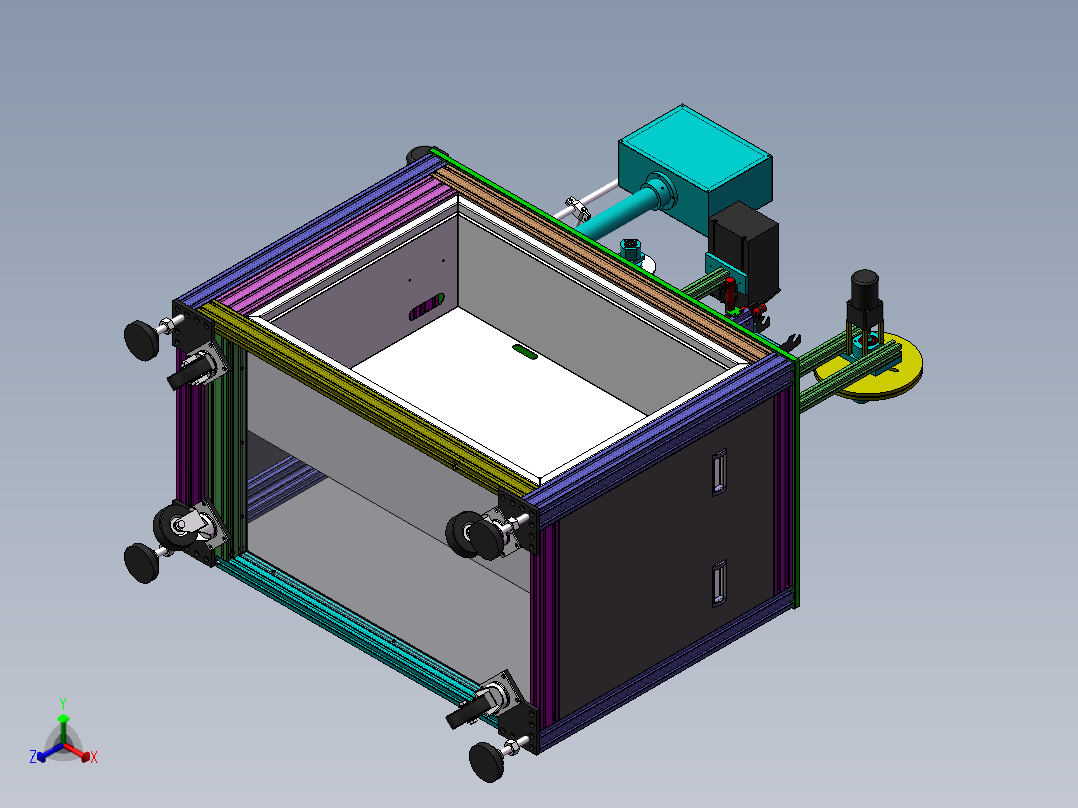 2.5mm铜箔焊线机sw19可编辑正等轴测图