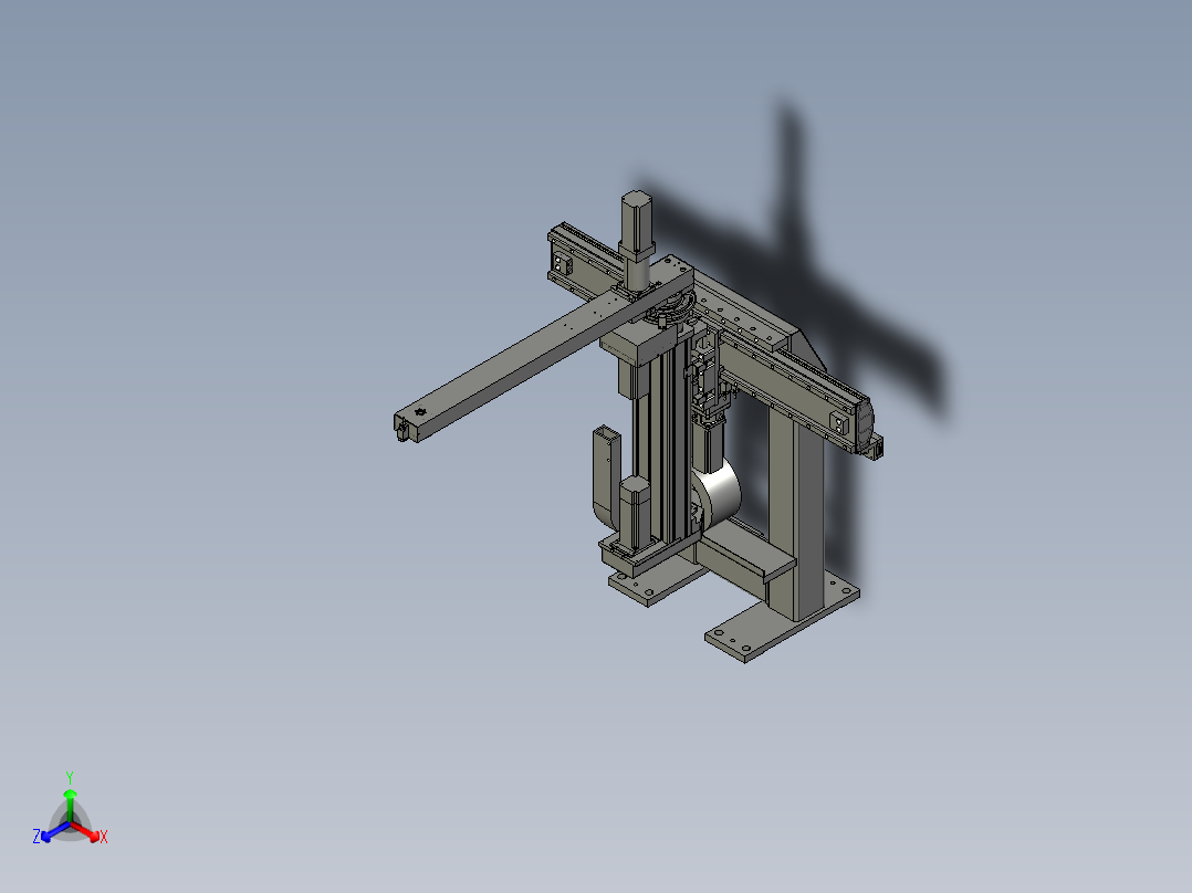 SSD-4S四轴摆臂机械手stp
