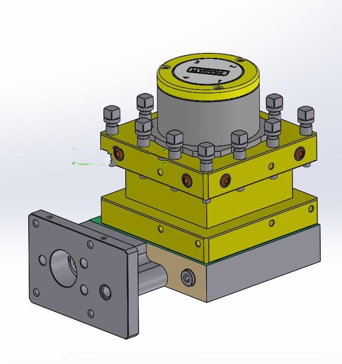 数控车床刀架 3D图 机械设计自动化3D模型参考文件STEP格式