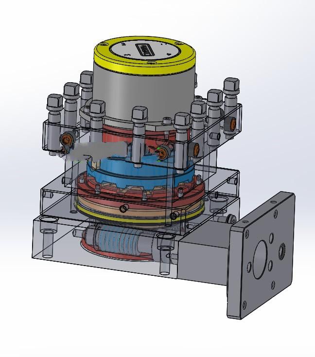 数控车床刀架 3D图 机械设计自动化3D模型参考文件STEP格式