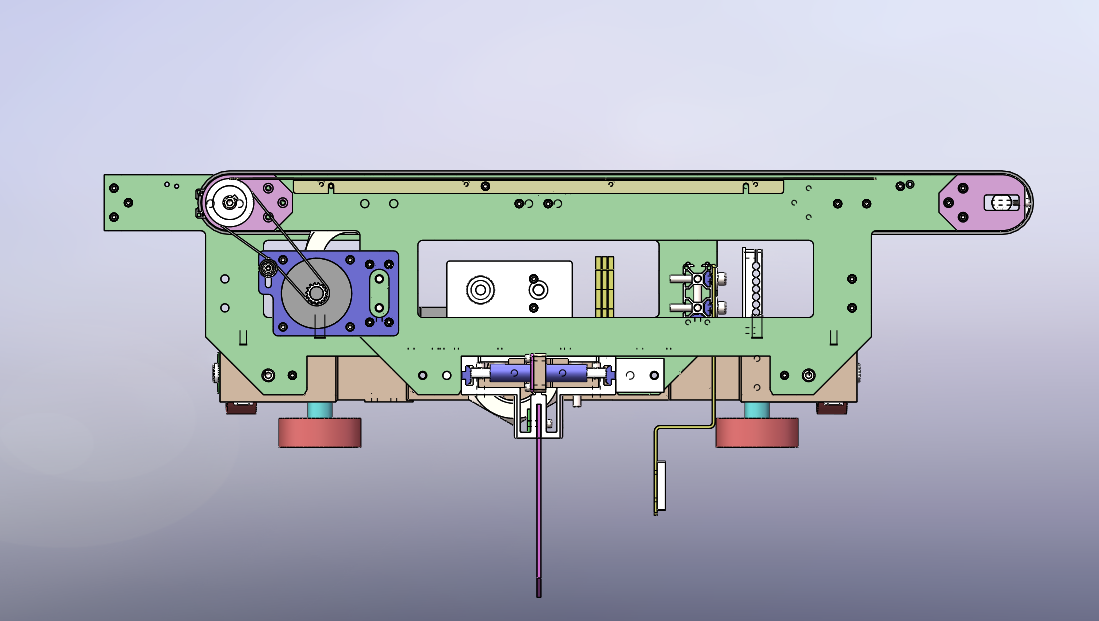 货物分拣输送线结构3D图纸 STEP格式