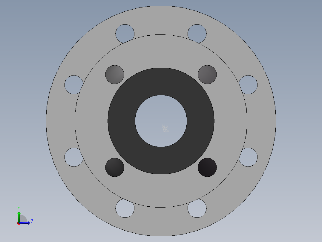 同心异径橡胶接头 法兰316 DN80-DN400左视图