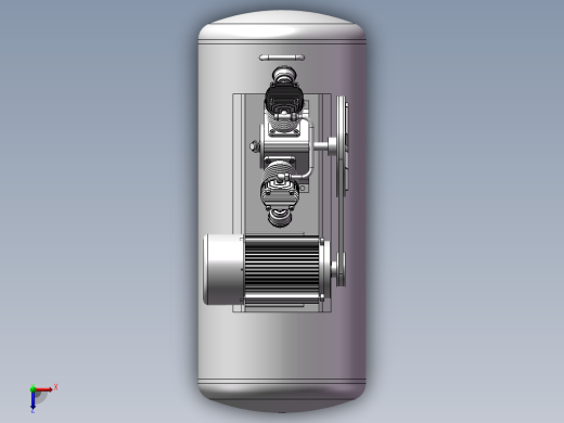 活塞式空气压缩机(STP)俯视缩略图