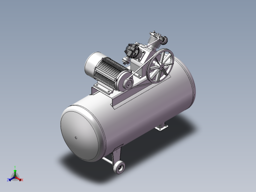 活塞式空气压缩机(STP)正等轴测缩略图
