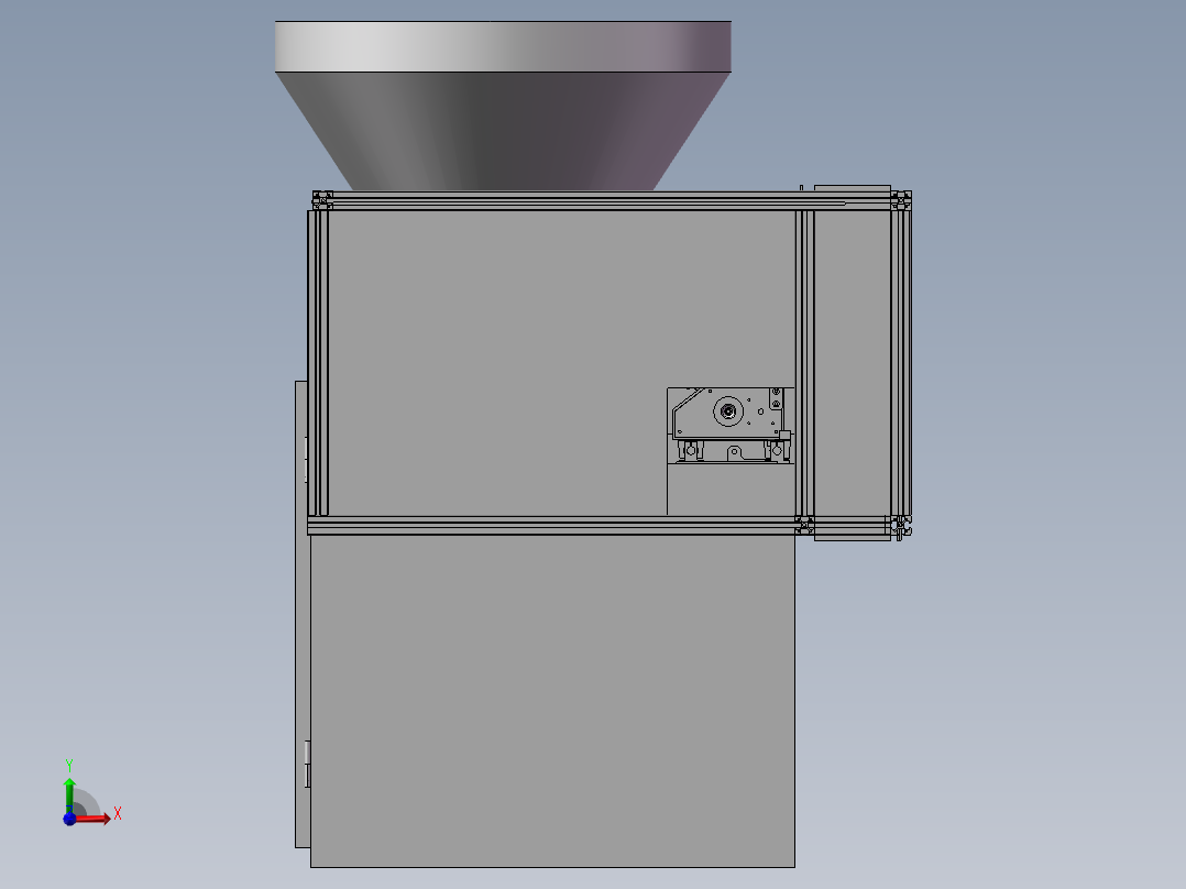 双汇火腿肠专用灌装设备前视图