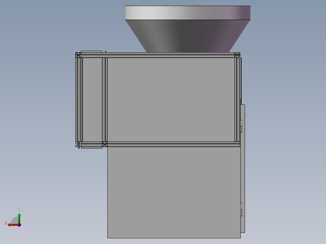 双汇火腿肠专用灌装设备后视图