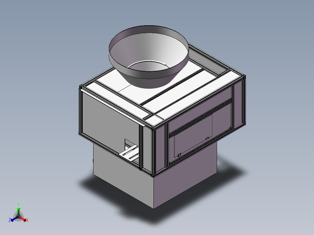 双汇火腿肠专用灌装设备正等轴测图