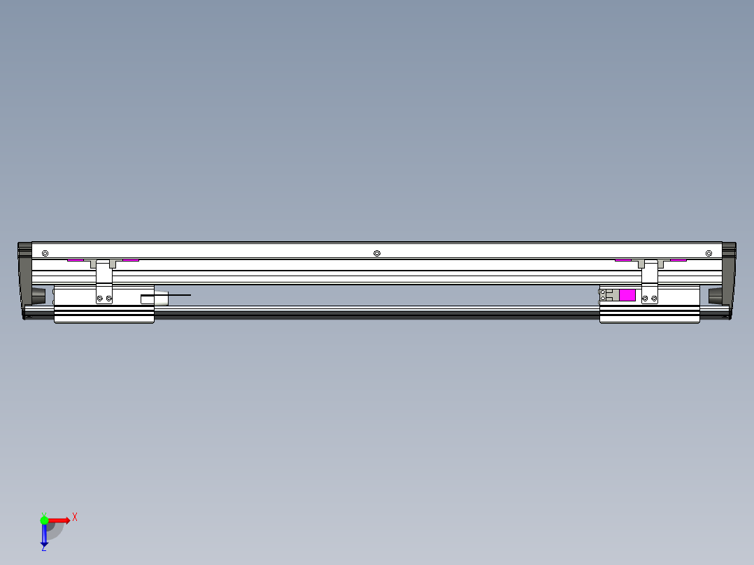 威洛博VL系列3d模型模组2VL17E1Y-S450俯视图