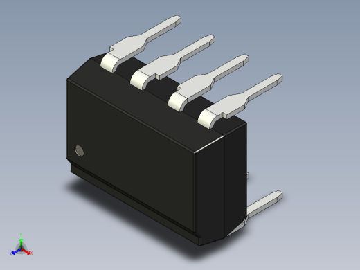 光电元件封装-DIP8-OC-BK