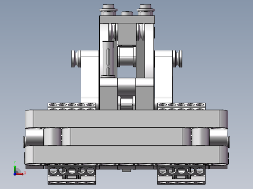 乐高推土机（乐高拼装玩具）前视缩略图