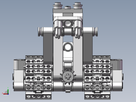 乐高推土机（乐高拼装玩具）后视缩略图