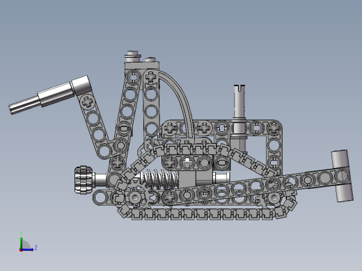 乐高推土机（乐高拼装玩具）左视缩略图