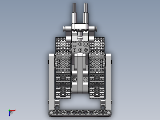 乐高推土机（乐高拼装玩具）俯视缩略图