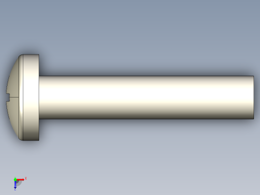 螺丝 M6 十字盘头-M6x30 Screw head.STEP俯视缩略图