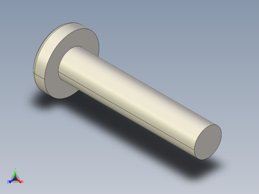 螺丝 M6 十字盘头-M6x30 Screw head.STEP正等轴测缩略图