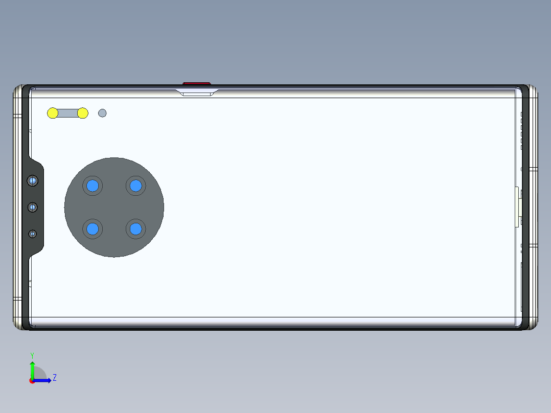 华为mate30pro手机左视图