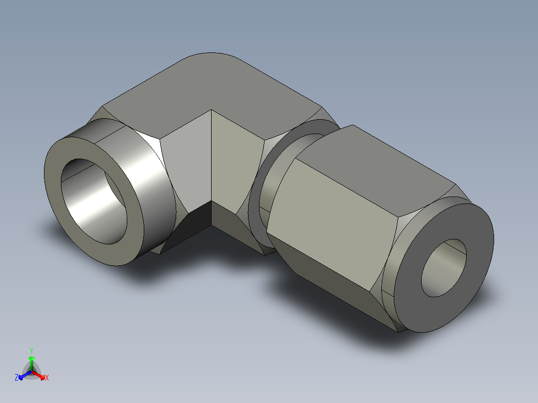 卡套式工业通用硬管接头4_dbu-s主视图