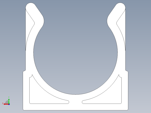 用于32mm直径的管电缆等的塑料夹安装后视缩略图