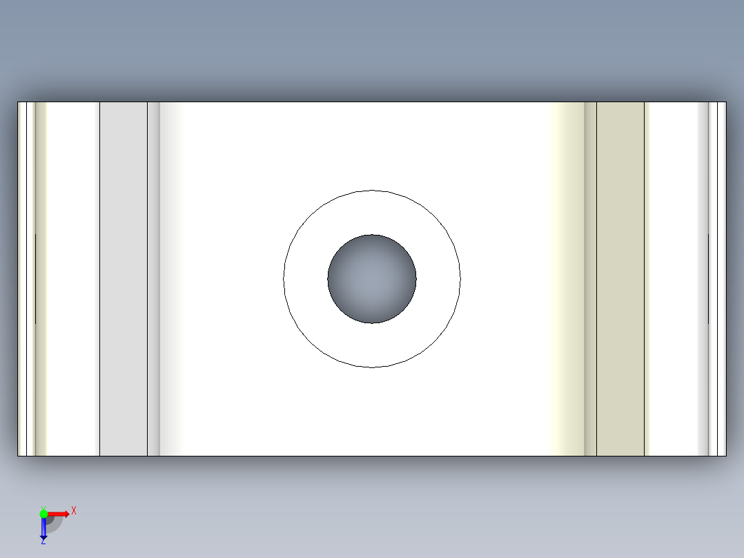 用于32mm直径的管电缆等的塑料夹安装俯视图