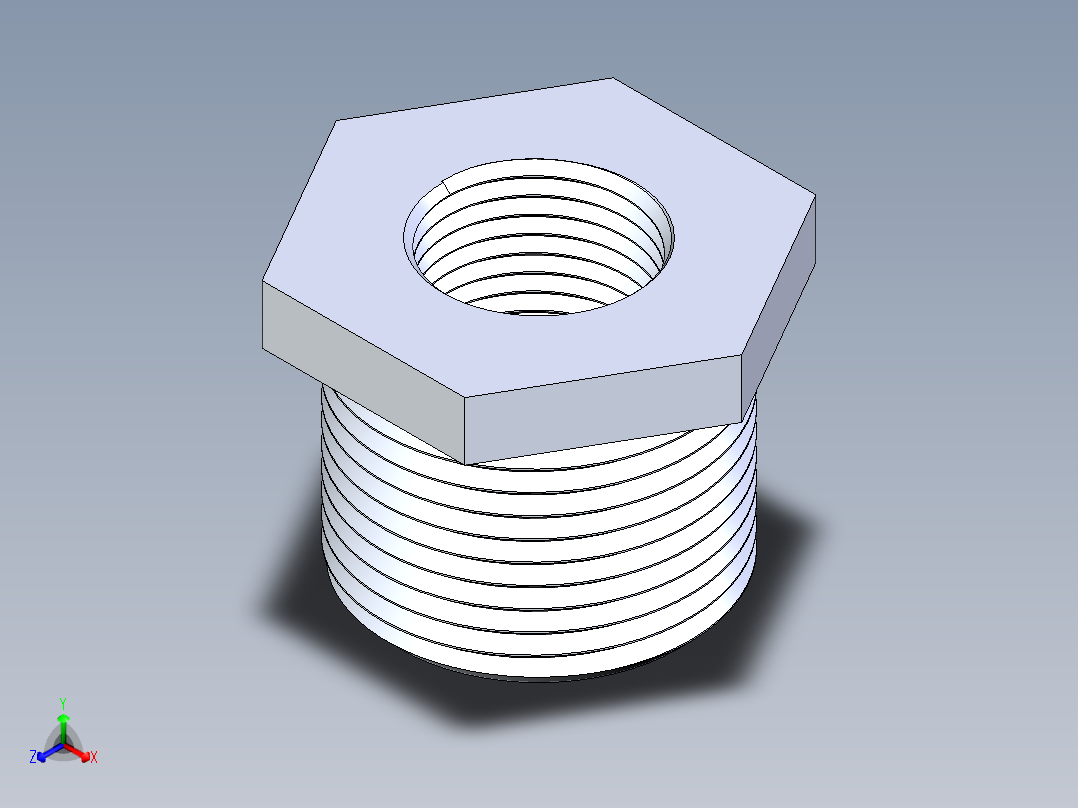 CPVC管件18-Sch80_ReducerBushing_MPTxFPT_9839-130_1in x 0.5in主视图