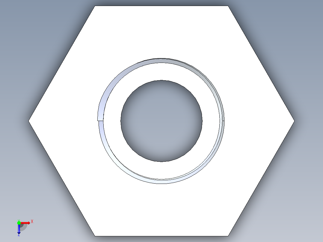 CPVC管件18-Sch80_ReducerBushing_MPTxFPT_9839-130_1in x 0.5in俯视图