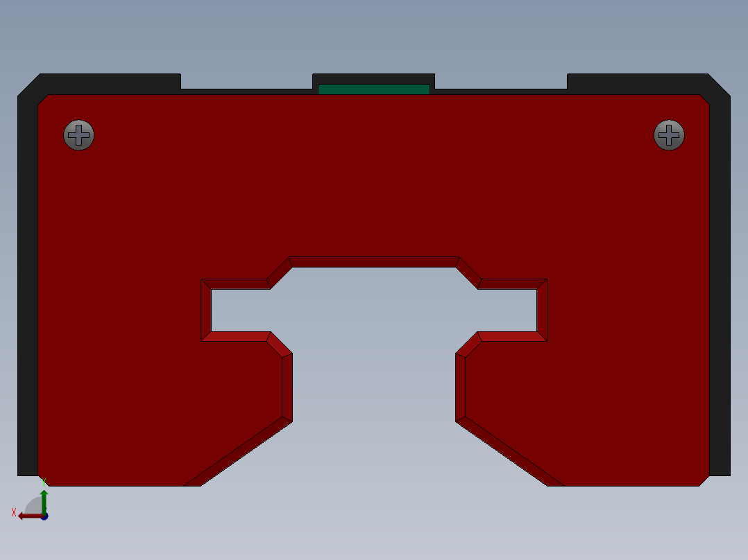 HGL-CA系列直线导轨[HGL(四方型(低))15C(重负荷)A(上锁式)]_滑块后视图
